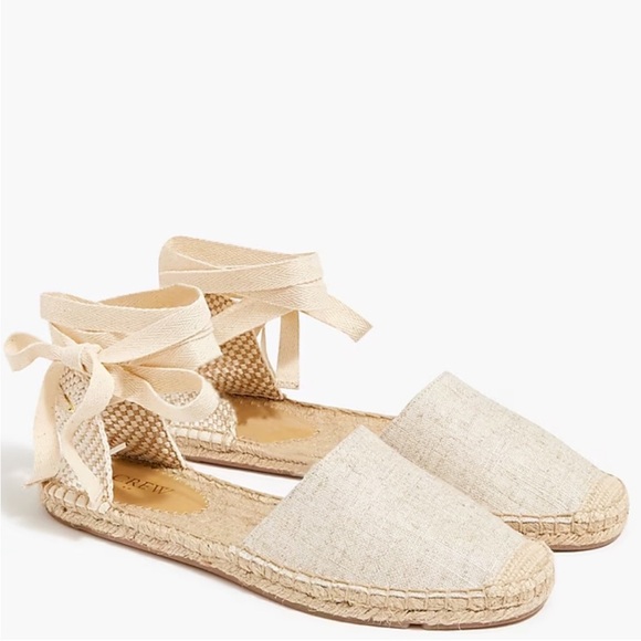 J. Crew D’Orsay lace-up Espadrilles - Picture 1 of 7
